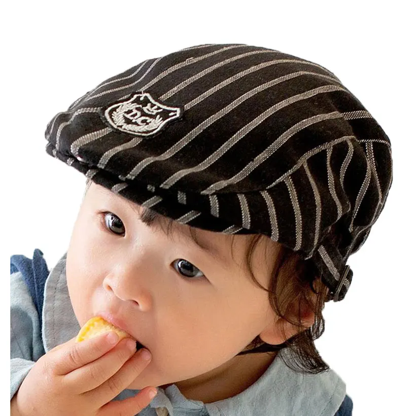 Baby Beret Hat Cap For Kids Casquette Cap 2019 Spring New Girls Boys Stripe Casual Cotton Hats Adjustable Children Accessoires
Baby Beret Hat Cap For Kids Casquette Cap 2019 Spring New Girls Boys Stripe Casual Cotton Hats Adjustable Children Accessoires