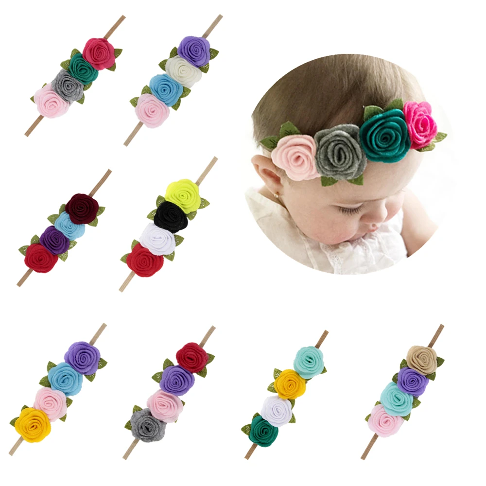 Fashion Felt Rose Flower Headband Baby Girls Leaves Flower Headwear Infant Toddler Birthday Gift Photo Shoot Hair Accessories
Fashion Felt Rose Flower Headband Baby Girls Leaves Flower Headwear Infant Toddler Birthday Gift Photo Shoot Hair Accessories