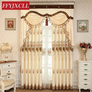 Romantic Warm Design Pretty Floral Blackout Curtains Jacquard Tulle For living Room Bedroom Kitchen Embroidered Curtains
Romantic Warm Design Pretty Floral Blackout Curtains Jacquard Tulle For living Room Bedroom Kitchen Embroidered Curtains