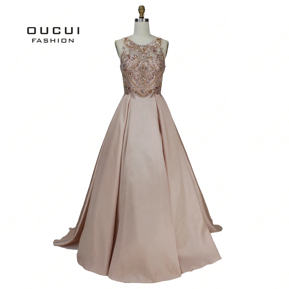 Oucui 2019 Long Prom Dresses Gold Beading Luxury Sequined Top Tank Sleeveless Formal Satin Dress Party Gowns Vestidos OL103379
Oucui 2019 Long Prom Dresses Gold Beading Luxury Sequined Top Tank Sleeveless Formal Satin Dress Party Gowns Vestidos OL103379