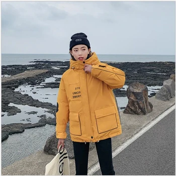2019 Winter Jacket Coat Women Warm loose Cotton Padded Short women Parkas Autumn Bomber solid hooded Bread Coats female 190
2019 Winter Jacket Coat Women Warm loose Cotton Padded Short women Parkas Autumn Bomber solid hooded Bread Coats female 190