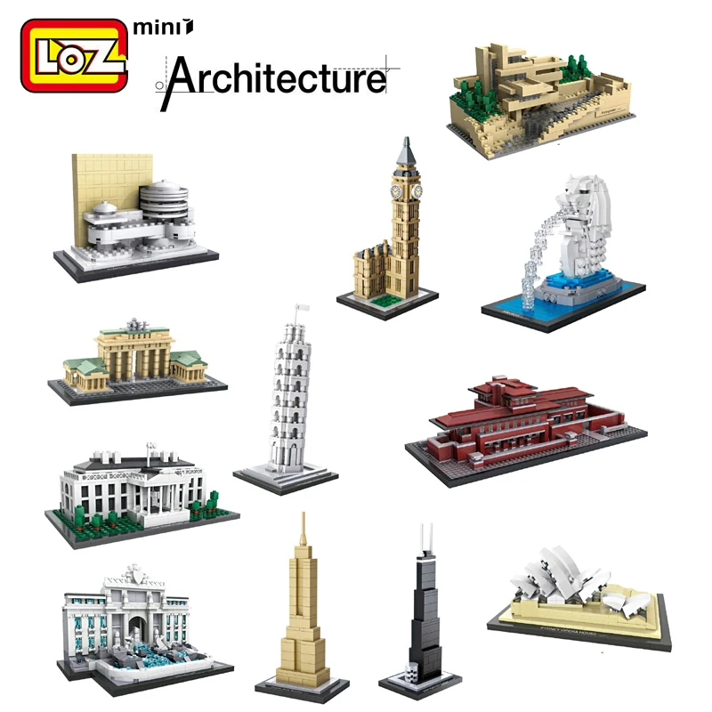 LOZ Architecture Big Ben White House Opera House Eiffel Tower Fallingwater Mini Blocks Diamond World Famous Building Toy no Box
LOZ Architecture Big Ben White House Opera House Eiffel Tower Fallingwater Mini Blocks Diamond World Famous Building Toy no Box