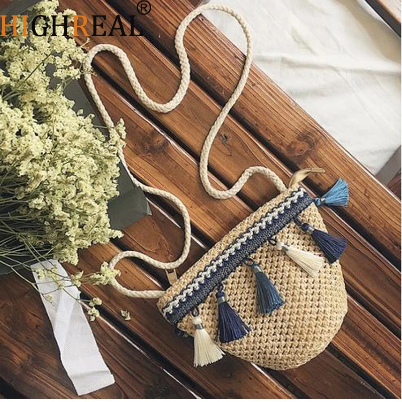 Summer Bohemia Knitted Straw Fashion Women's Bags Beach Woven Indian Bag Luxury Famous Brand Bags Shooping Bag
Summer Bohemia Knitted Straw Fashion Women's Bags Beach Woven Indian Bag Luxury Famous Brand Bags Shooping Bag