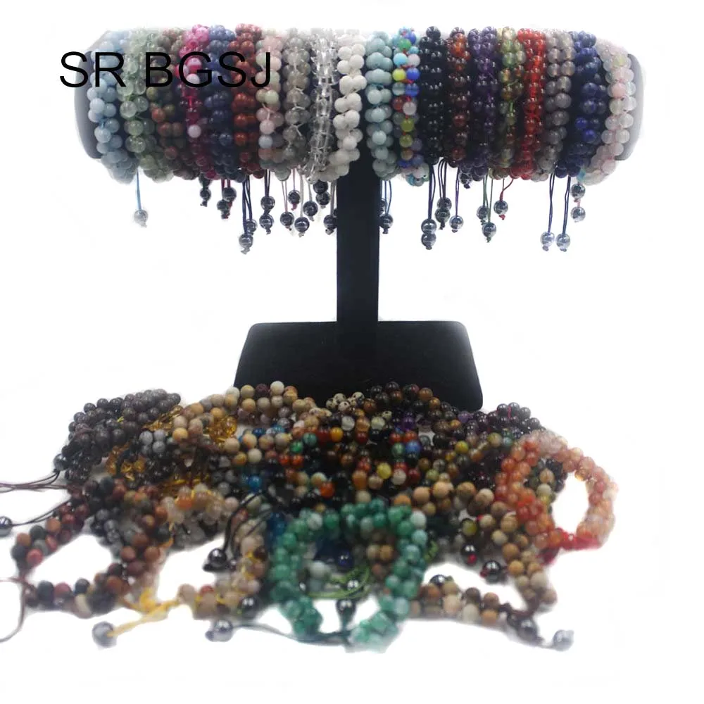 Free Shipping Select Gems 6mm Handmade Woven Twist-Triple Round Natural Stone Adjustable Bracelet 7"
Free Shipping Select Gems 6mm Handmade Woven Twist-Triple Round Natural Stone Adjustable Bracelet 7"