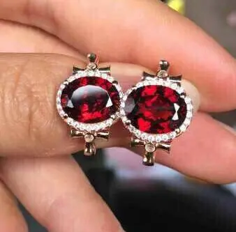 Natural red garnet stone Ring Natural gemstone Ring 925 sterling silver trendy Luxury beautiful ears round women's party Jewelry
Natural red garnet stone Ring Natural gemstone Ring 925 sterling silver trendy Luxury beautiful ears round women's party Jewelry
