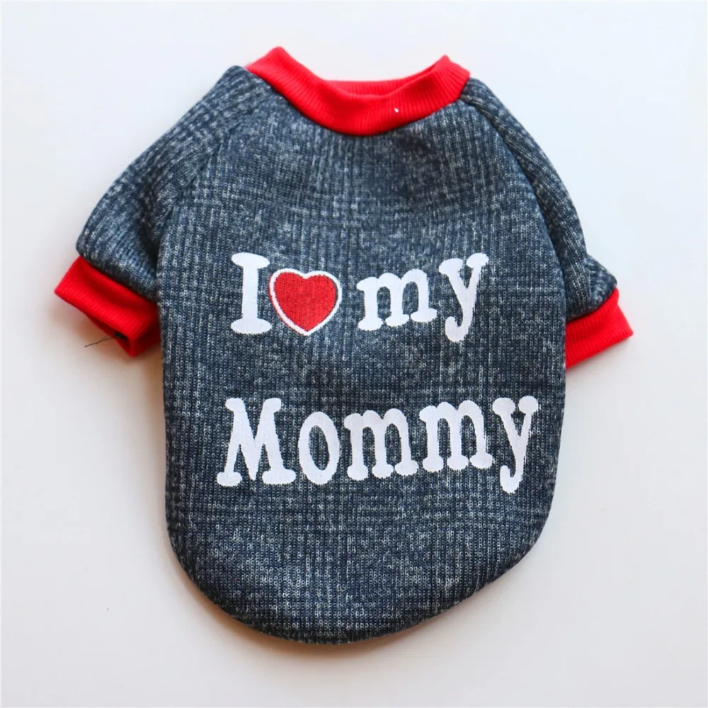 2019 New Dog Spring Coats Soft Cotton Fleece Wear Pets Warm Winter Jackets Sweater Cute Puppy Pets Supplier Love Mom Dad
2019 New Dog Spring Coats Soft Cotton Fleece Wear Pets Warm Winter Jackets Sweater Cute Puppy Pets Supplier Love Mom Dad