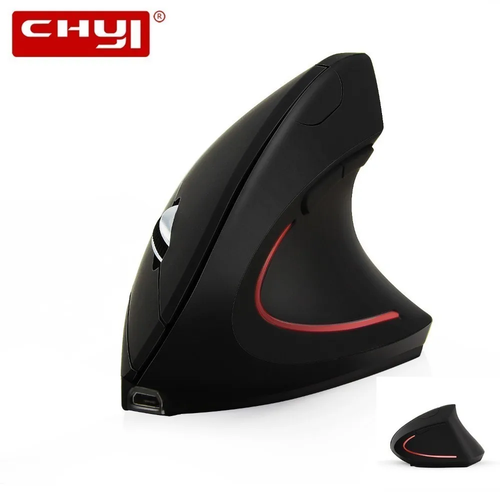 CHYI Vertical Wireless Computer Mouse Rechargeable Ergonomic Mause 2.4Ghz 6 Button 1600 DPI Optical Usb LED PC Mice For Laptop
CHYI Vertical Wireless Computer Mouse Rechargeable Ergonomic Mause 2.4Ghz 6 Button 1600 DPI Optical Usb LED PC Mice For Laptop