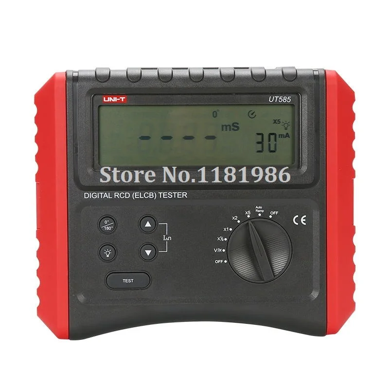Digital RCD (ELCB) Tester Leakage Protection Switch Tester Battery Powered AC Voltage Test UNI-T UT585
Digital RCD (ELCB) Tester Leakage Protection Switch Tester Battery Powered AC Voltage Test UNI-T UT585