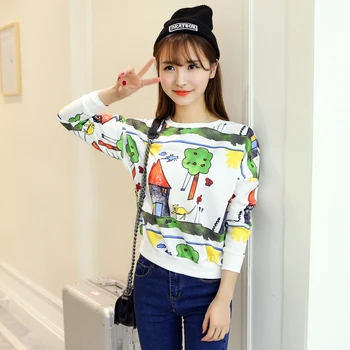 plus size sweatshirts coat women spring autumn winter 2016 bermuda feminina cute sweet print fleece jacket female A1043
plus size sweatshirts coat women spring autumn winter 2016 bermuda feminina cute sweet print fleece jacket female A1043