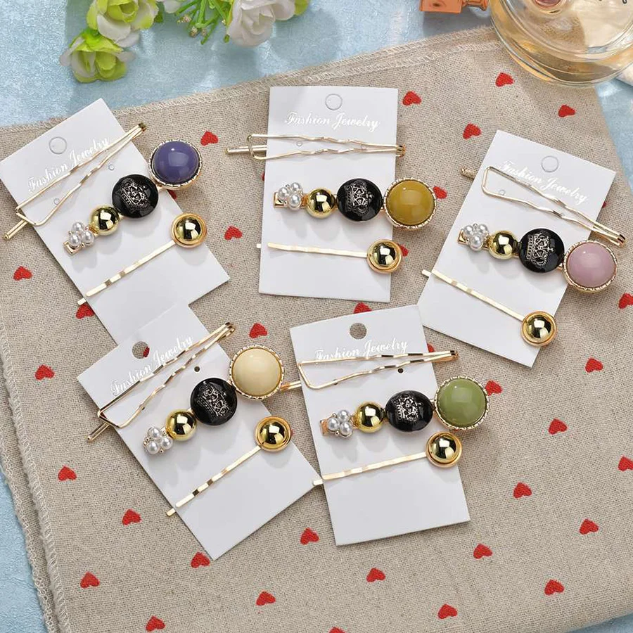 3pcs/set New 2019 Hair Pins for Women Hair Jewelry Resin Round Crown Style Gold Barrette Hairgrip Decoration for Hair Ornaments
3pcs/set New 2019 Hair Pins for Women Hair Jewelry Resin Round Crown Style Gold Barrette Hairgrip Decoration for Hair Ornaments