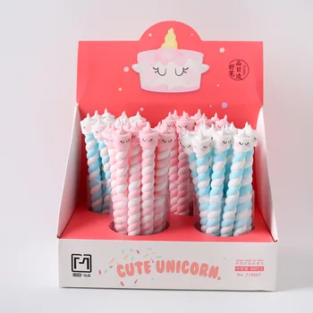 48Pcs/lot Unicorn Cake Soft Silicone Rubber Gel Ink Pen Promotional Gift Stationery School & Office Supply Birthday Gift
48Pcs/lot Unicorn Cake Soft Silicone Rubber Gel Ink Pen Promotional Gift Stationery School & Office Supply Birthday Gift