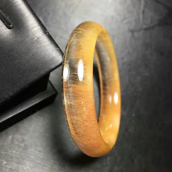 Genuine Natural Brazil Gold Rutilated Quartz Woman 14x9MM Crystal Healing Bangle Inner Diameter 52mm Certificate AAAAAA
Genuine Natural Brazil Gold Rutilated Quartz Woman 14x9MM Crystal Healing Bangle Inner Diameter 52mm Certificate AAAAAA