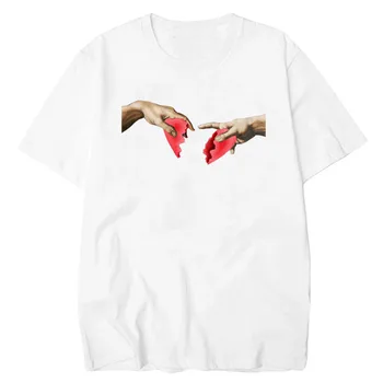 LettBao MICHELANGELO T-shirt Homme Basic Casual White T Shirt All-match Cotton Summer Top Funny Printed Tshirt Casual Tee Shirt
LettBao MICHELANGELO T-shirt Homme Basic Casual White T Shirt All-match Cotton Summer Top Funny Printed Tshirt Casual Tee Shirt