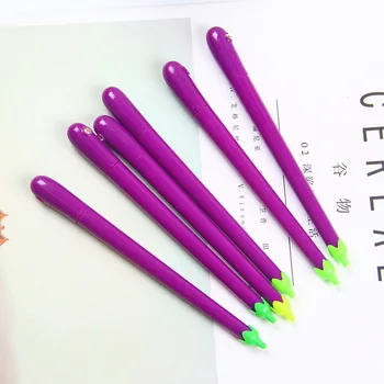 Eggplant gel pen 0.5 black needle refill student learning pen office pen Stationary supplies
Eggplant gel pen 0.5 black needle refill student learning pen office pen Stationary supplies