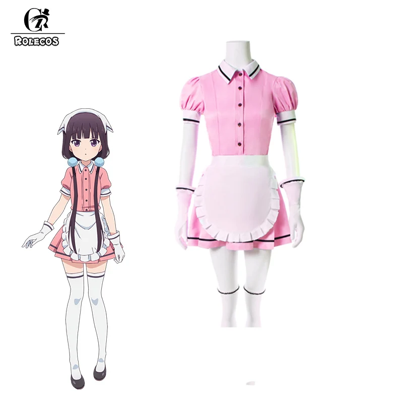 ROLECOS 5 видов цветов Blend S Косплей Костюм Maika Sakuranomiya Stile Cafe Sadistic Аниме костюм