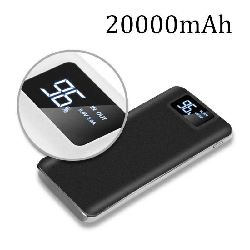 2019 NEW Power Bank 20000mAh For Xiaomi Mi 2 USB PowerBank Portable Charger External Battery Poverbank For iPhone 7 6 5 4 X 8
2019 NEW Power Bank 20000mAh For Xiaomi Mi 2 USB PowerBank Portable Charger External Battery Poverbank For iPhone 7 6 5 4 X 8