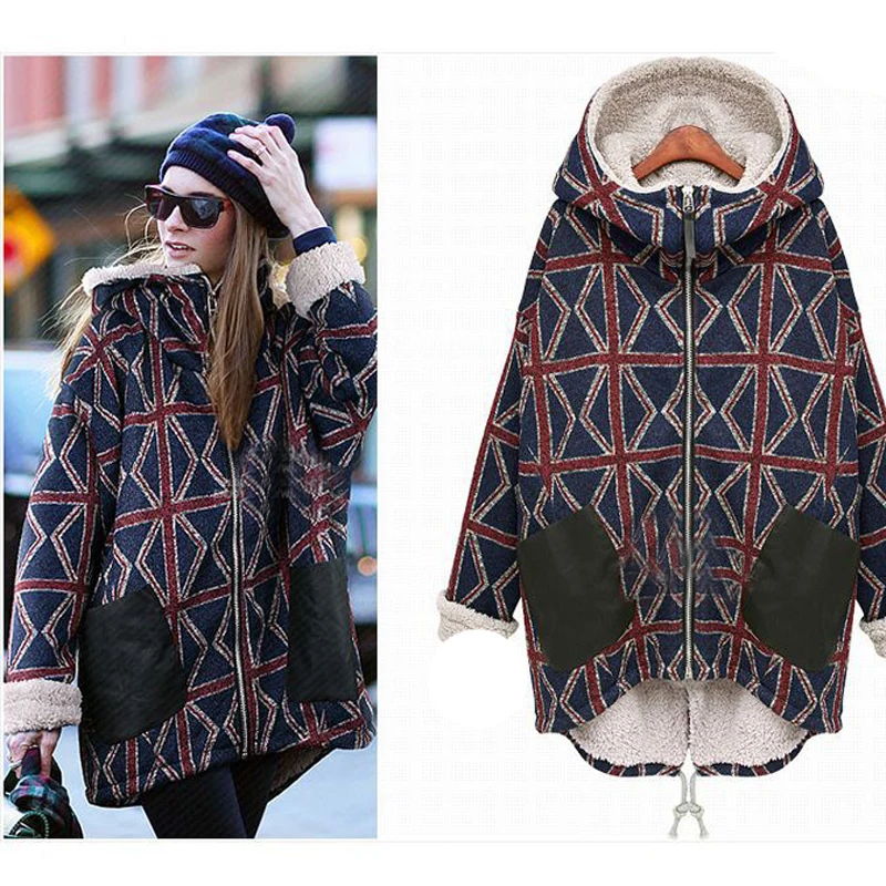 Plus size 5XL women cotton coat parka winter jacket plaid Female Long Hooded Coat FS0299
Plus size 5XL women cotton coat parka winter jacket plaid Female Long Hooded Coat FS0299