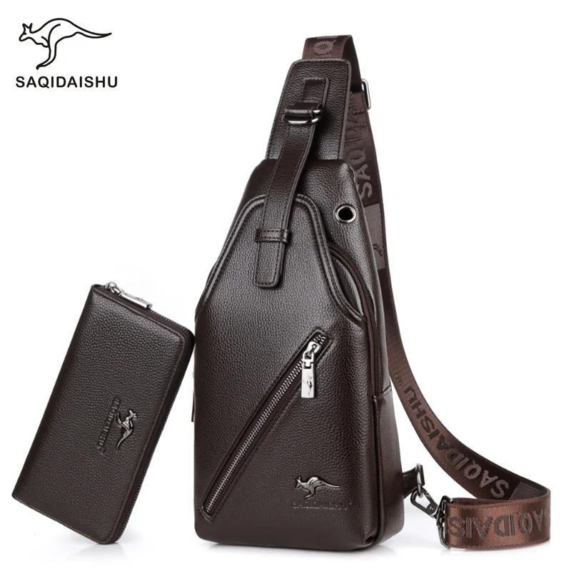 SAQIDAISHU Men Casual Pu Leather Shoulder Bag Famous Designer Brands High Quality Male Chest Pack Men Travel Bags Messenger Bags
SAQIDAISHU Men Casual Pu Leather Shoulder Bag Famous Designer Brands High Quality Male Chest Pack Men Travel Bags Messenger Bags