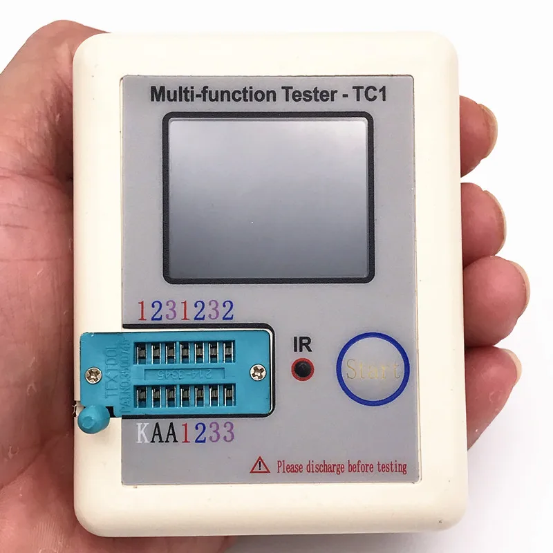 LCR-TC1 Transistor Tester TFT Diode Triode Capacitance Meter LCR ESR NPN PNP MOSFET
LCR-TC1 Transistor Tester TFT Diode Triode Capacitance Meter LCR ESR NPN PNP MOSFET