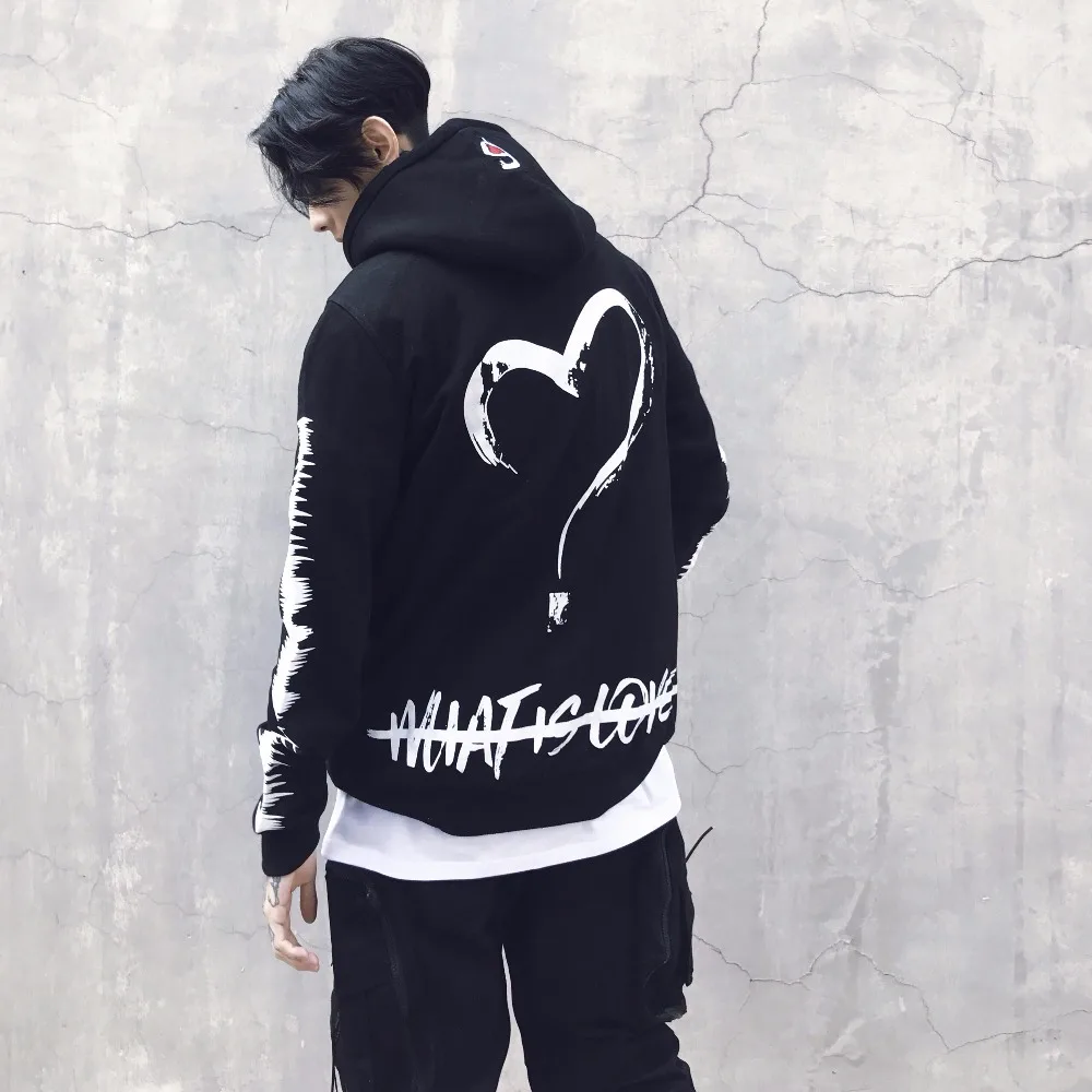 2019 Zebra pattern retro white stripe love question mark men hoodie sets US size black Unsex high street L169
2019 Zebra pattern retro white stripe love question mark men hoodie sets US size black Unsex high street L169