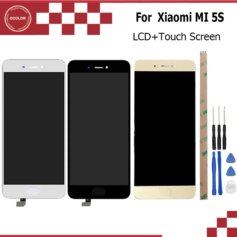 ocolor For Xiaomi Mi 5s LCD Display+Touch Screen For Xiaomi Mi5s Digitizer Assembly Repair Part 5.15inch+Tool+Adhesive
ocolor For Xiaomi Mi 5s LCD Display+Touch Screen For Xiaomi Mi5s Digitizer Assembly Repair Part 5.15inch+Tool+Adhesive