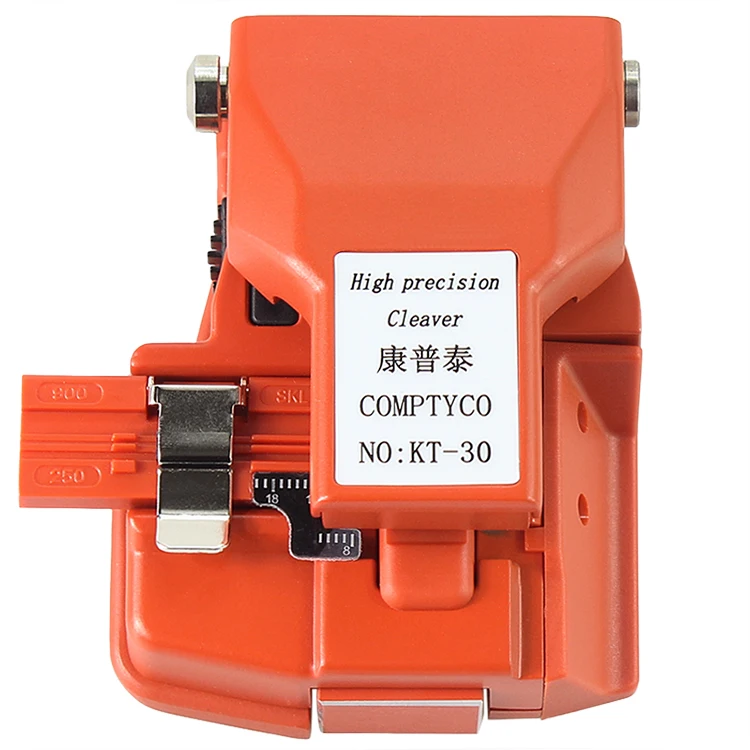 High precision Orange KT-30 press type fiber cleaver FTTH 48000 times Fiber Optics Cutter Free Shipping
High precision Orange KT-30 press type fiber cleaver FTTH 48000 times Fiber Optics Cutter Free Shipping