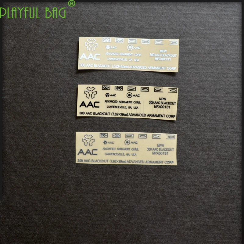 Sports CS AAC short CABBEEN gel water bomb gun waterproof DIY metal sticker of HK416 M4 Jinming 168 scar Le Hui ak74u L46
Sports CS AAC short CABBEEN gel water bomb gun waterproof DIY metal sticker of HK416 M4 Jinming 168 scar Le Hui ak74u L46