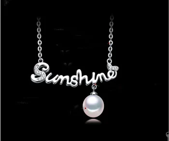 925 Sterling silver sunshine Letter Natural Pearl Necklace Chain 17 inch Stamp S925
925 Sterling silver sunshine Letter Natural Pearl Necklace Chain 17 inch Stamp S925