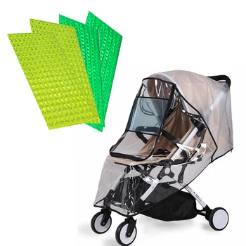 Baby Stroller Rain Cover Transparent Waterproof Rainproof Rain Wind Dust Shield with Front Window&Pushchairs Reflective Stickers
Baby Stroller Rain Cover Transparent Waterproof Rainproof Rain Wind Dust Shield with Front Window&Pushchairs Reflective Stickers