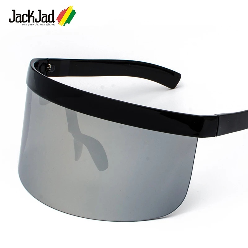 JackJad 2018 Fashion Trend Oversized Shield Mask Style Sunglasses Goggles Brand Design Windproof Sun Glasses Oculos De Sol 6890
JackJad 2018 Fashion Trend Oversized Shield Mask Style Sunglasses Goggles Brand Design Windproof Sun Glasses Oculos De Sol 6890