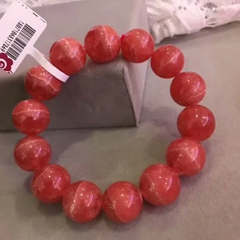 Genuine Natural Ice Rose Rhodochrosite Gems Stone Bangle 14.5mm Round Beads Lady Bracelet Certificate Birthday Gift AAAAA
Genuine Natural Ice Rose Rhodochrosite Gems Stone Bangle 14.5mm Round Beads Lady Bracelet Certificate Birthday Gift AAAAA