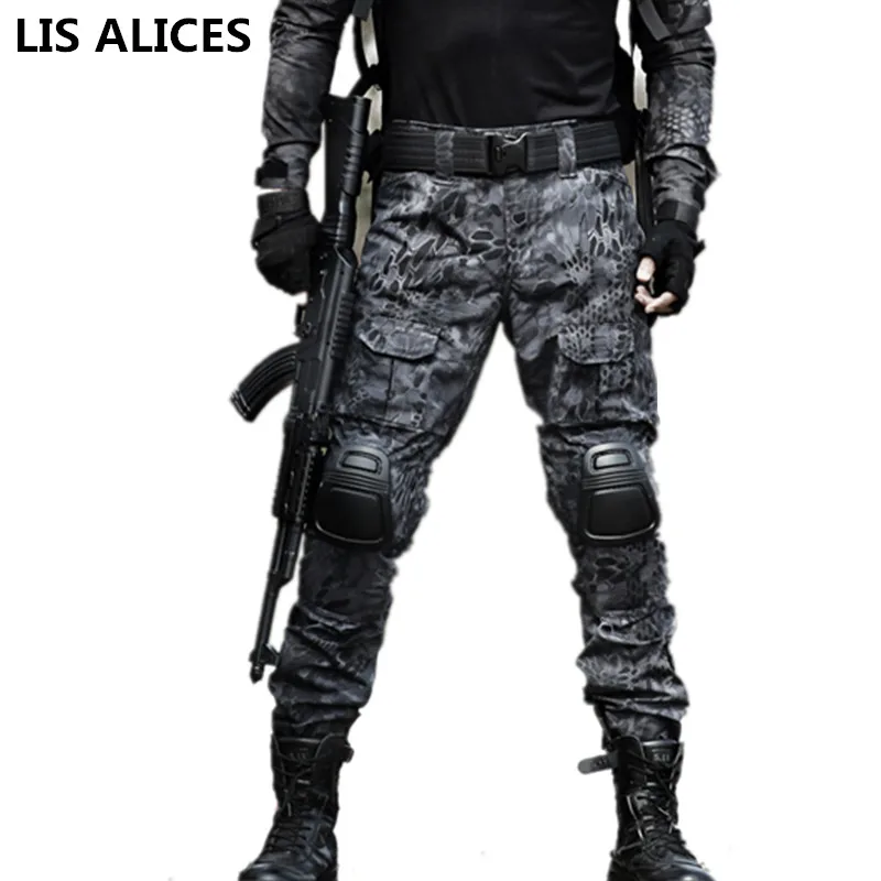 LIS ALICES Camouflage Color Tactical Clothing Army of Combat Uniform, Military Pants With Knee Pads, Airsoft Paintball Clothing
LIS ALICES Camouflage Color Tactical Clothing Army of Combat Uniform, Military Pants With Knee Pads, Airsoft Paintball Clothing