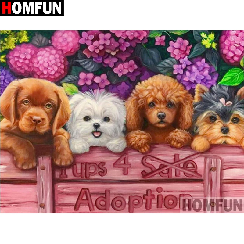 HOMFUN Full Square/Round Drill 5D DIY Diamond Painting "Animal dog" Embroidery Cross Stitch 5D Home Decor Gift A17907
HOMFUN Full Square/Round Drill 5D DIY Diamond Painting "Animal dog" Embroidery Cross Stitch 5D Home Decor Gift A17907