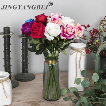 Silk Artificial Flower Red Rose Garden Home Party Celebrations Wedding Public places Festival Decor 50cm
Silk Artificial Flower Red Rose Garden Home Party Celebrations Wedding Public places Festival Decor 50cm