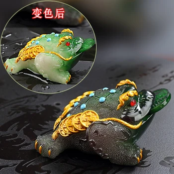 Tea pet ornaments Excellent creativity Toad Animal turtle tray fittings Ornament tea Toad color 
Tea pet ornaments Excellent creativity Toad Animal turtle tray fittings Ornament tea Toad color