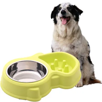Prevent Obesity Pets Dogs Eating Feeder Bowl Easy Clean Durable Anti Choking Dogs Double Food Bowls Slow Down Eating Feeder Bowl
Prevent Obesity Pets Dogs Eating Feeder Bowl Easy Clean Durable Anti Choking Dogs Double Food Bowls Slow Down Eating Feeder Bowl