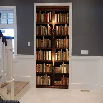 Creative 3D Door Sticker Bookcase Mural Wallpaper Waterproof Self Adhesive Poster DIY Door Removable Home Decor Paste Wholesale
Creative 3D Door Sticker Bookcase Mural Wallpaper Waterproof Self Adhesive Poster DIY Door Removable Home Decor Paste Wholesale