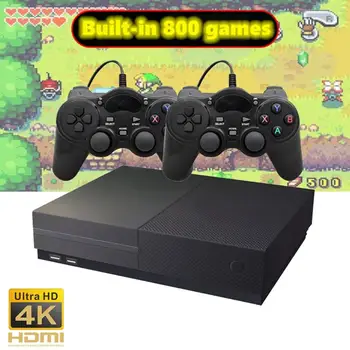 HD TV Game Console Built-In 800 Games Support multiple game simulators Two-player Handle game machine HDMI Classic Somatosensory
HD TV Game Console Built-In 800 Games Support multiple game simulators Two-player Handle game machine HDMI Classic Somatosensory