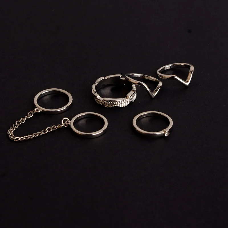 6pcs/set Vintage Midi Finger Ring Sets Fashion Women Party Jewelry Accessories Bohemia Gold Color Knuckle Stacking Rings
6pcs/set Vintage Midi Finger Ring Sets Fashion Women Party Jewelry Accessories Bohemia Gold Color Knuckle Stacking Rings