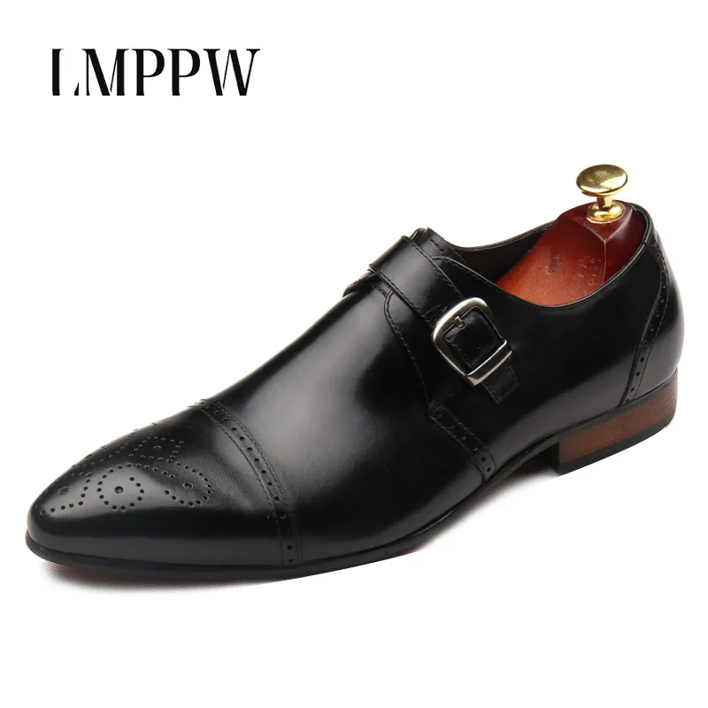 Luxury Brand Men's Business Dress Shoes Man Genuine Leather Oxford Shoes Fashion Hasp Wedding Leather Brogue Shoes Black Red 2A
Luxury Brand Men's Business Dress Shoes Man Genuine Leather Oxford Shoes Fashion Hasp Wedding Leather Brogue Shoes Black Red 2A
