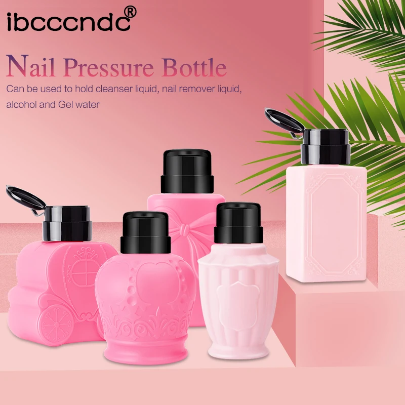 230ml Pink Dispenser Bottles Pump Liquid Alcohol Press Empty Nail Polish Remover Cleaner MakeUp Refillable Container Nail Tools
230ml Pink Dispenser Bottles Pump Liquid Alcohol Press Empty Nail Polish Remover Cleaner MakeUp Refillable Container Nail Tools