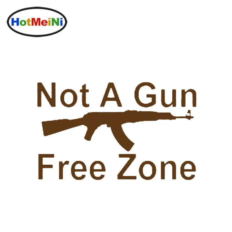 Автостайлинг HotMeiNi не оружие свободная зона Ak-47 вторая наклейка на машину