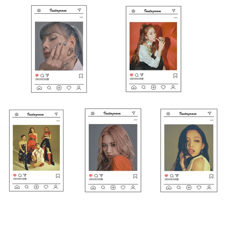 5Pcs/set KPOP Blackpink JISOO ROSE LISA JENNIE Transparent Photo Cards INS Album Photocard Bookmark HD Card Decoration Supplies
5Pcs/set KPOP Blackpink JISOO ROSE LISA JENNIE Transparent Photo Cards INS Album Photocard Bookmark HD Card Decoration Supplies