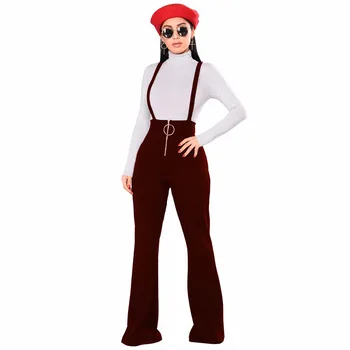 Hot Womens Jumpsuit New Summer Overalls Casual Loose Sleeveless Backless Playsuits Big round buckle zipper flared leg suspenders
Hot Womens Jumpsuit New Summer Overalls Casual Loose Sleeveless Backless Playsuits Big round buckle zipper flared leg suspenders