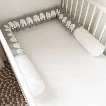 200cm Infant Baby Bed Bumper Anti-collision Crib Side Barriers Cotton Detachable Elephant Child Room Cot Protection Bed Decarion
200cm Infant Baby Bed Bumper Anti-collision Crib Side Barriers Cotton Detachable Elephant Child Room Cot Protection Bed Decarion
