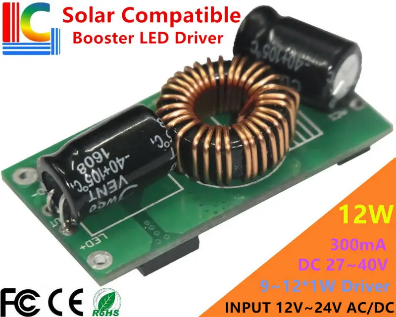 Wholesale Booster 9W 10W 11W 12W Led Driver 12V to 24V Adapter 300mA Solar-compatible AR111 lamps Spotlights Power Supply 100PCS
Wholesale Booster 9W 10W 11W 12W Led Driver 12V to 24V Adapter 300mA Solar-compatible AR111 lamps Spotlights Power Supply 100PCS