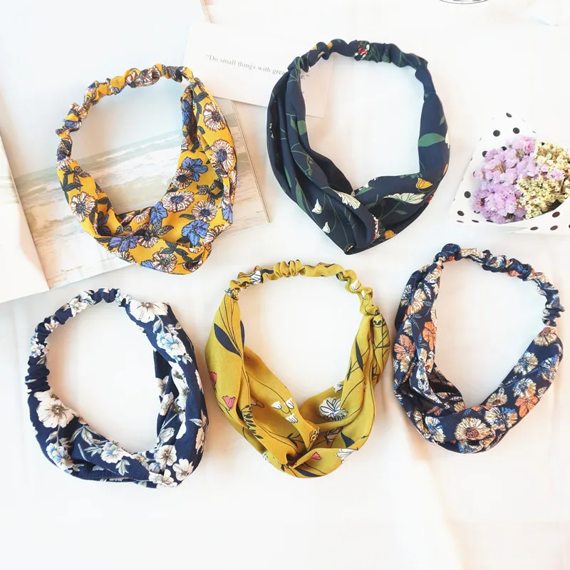 Fresh Fashion Turban Headbands Women Spring Summer Chiffon Headband Head Wrap Wide Floral Leaf Hair Accessories Cotton Headband
Fresh Fashion Turban Headbands Women Spring Summer Chiffon Headband Head Wrap Wide Floral Leaf Hair Accessories Cotton Headband