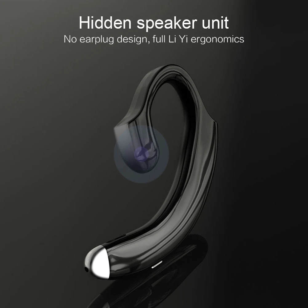 

JR-P2 Bluetooth 5.0 Headphones Single Ear Hold Stereo Mini Car Wireless Headset