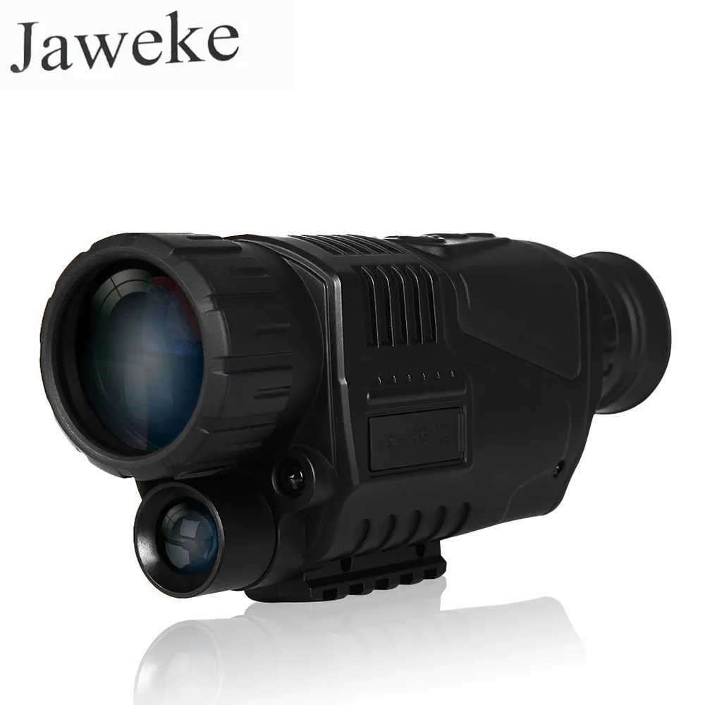 Цифровой Монокуляр JAWEKE 5MP 5x 40 с ночным видением дальность действия 200 м для охоты