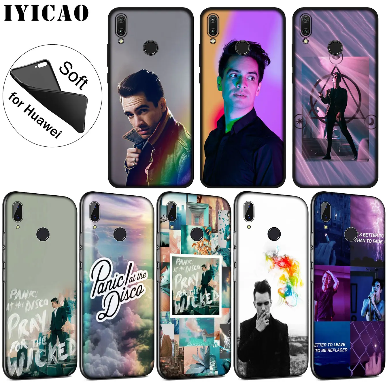IYICAO Panic At The Disco Pattern Soft Silicone Case for Huawei P30 P20 Pro P10 P9 P8 Lite Mini 2017 2016 2015 P smart Z 2019
IYICAO Panic At The Disco Pattern Soft Silicone Case for Huawei P30 P20 Pro P10 P9 P8 Lite Mini 2017 2016 2015 P smart Z 2019